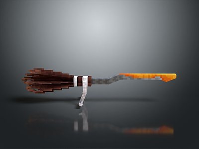 Magic Broom Magic Item Magic Item Ancient Item Ancient Item Ancient Item Ancient Equipment 3d model