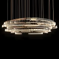 Unique Modern Crystal Chandeliers Showcasing Different Elegant Designs For Interior Decor 3d model