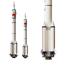 Spaceship Rocket Space Equipment Aircraft Spaceship 3d model