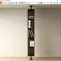Bookcase Open Bookcase Bookshelf Tonggao Bookcase 3d model
