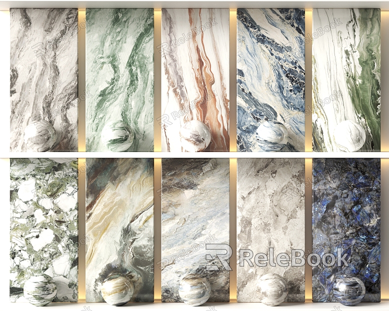 Marble Luxury Stone Wall Panel model