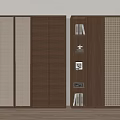 Middle style wardrobe 3d model