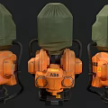 Modern Robots 3d model
