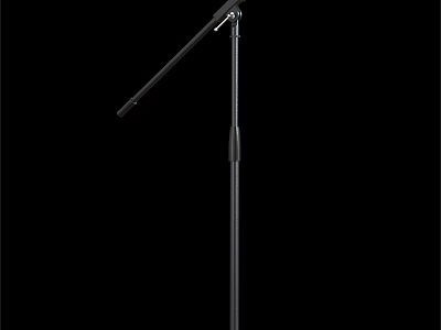 Durable Black Headphone Speaker Stand Ideal for Home Audio System Setup 3d model
