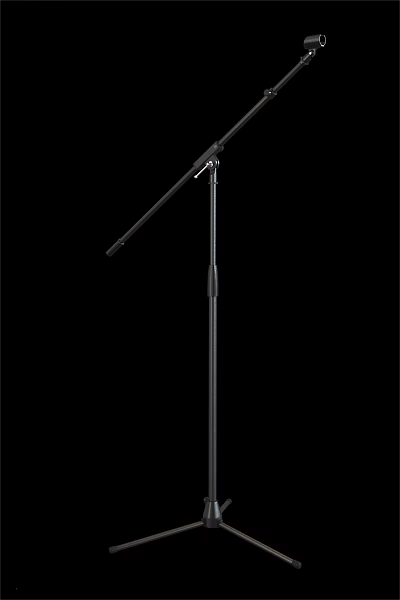 Durable Black Headphone Speaker Stand Ideal for Home Audio System Setup 3d model