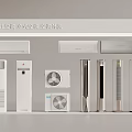 Wall-mounted air conditioner Vertical air conditioner Air conditioner External unit 3d model