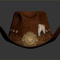 Cowboy Hat Fashion Cowboy Hat Western Cowboy Hat Men's Cowboy Hat Sun Hat American Cowboy Hat 3d model