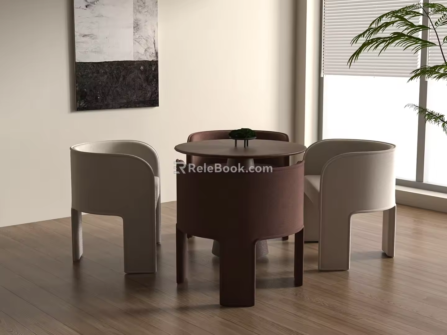 U Modern Negotiation Tables and Chairs Coffee Tables and Chairs Dining Tables and Chairs Leisure Tables and Chairs 3d model