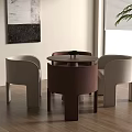 U Modern Negotiation Tables and Chairs Coffee Tables and Chairs Dining Tables and Chairs Leisure Tables and Chairs 3d model