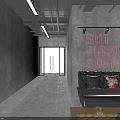 Modern Fitness Gym Interior With Workout Equipment And Open Training Space