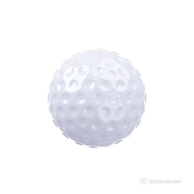High Quality Golf Ball As Essential Sports Equipment For Practice And Training 3d model 