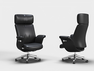 Office Chair Boss Chair Class Chair Leather Chair 3d model