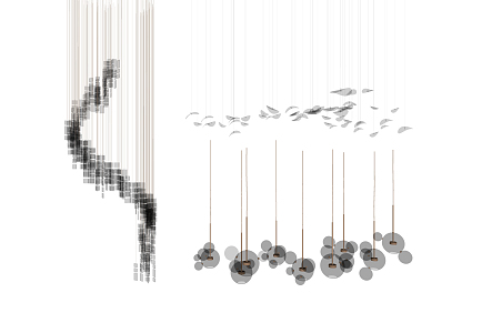 Modern Chandelier Art Chandelier 3d model