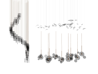 Modern Chandelier Art Chandelier 3d model