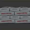 Dekoron 50kg Great Concrete Bags Neatly Stacked For Home Use