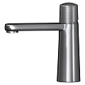 Modern Stainless Steel Kitchen Faucet Featuring Brushed Finish And Tall Spout
