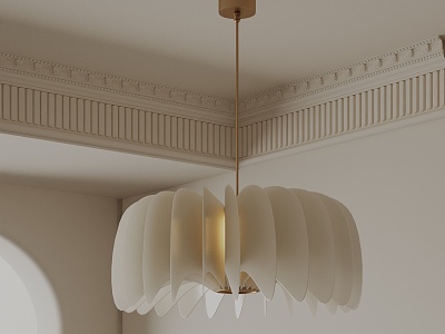 Modern chandelier 3d model