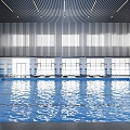 Modern Swimming Pool 3d model