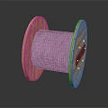 Industrial Black Cable Reel With Wooden Spool For Electrical Applications