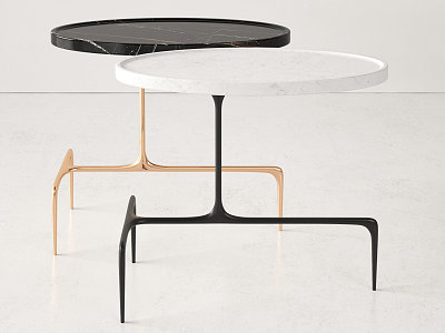 Modern round sofa side corner table model