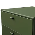Green Entryway Side Cabinet With Drawer And Door Modern Design Storage Solution 3d model
