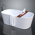 Modern Bathtub Deluxe Bathtub Large Bathtub Household Ceramic Bathtub 3d model