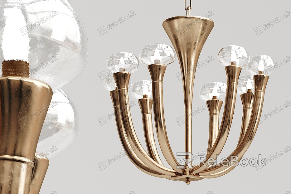 Modern chandelier metal multi-head chandelier model