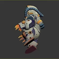 cartoon spaceman cartoon spaceman cartoon astronaut spaceman spacesuit 3d model