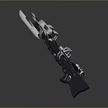 Crossbow Mechanical Crossbow Shift Bow and Arrow Shoot Far Equipment Weapons High-tech Crossbow 3d model