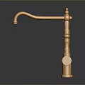 Elegant Golden Faucet Design For Modern Household Bathroom And Kitchen