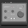 Soundstretch Commercial Audio Equipment With Control Knobs Buttons And Input Output Ports 3d model