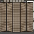 New Chinese Style Screen Partition 3d model