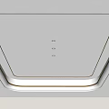 Modern Ceiling Design With Gold Trim Recessed Lights And Soft Lighting