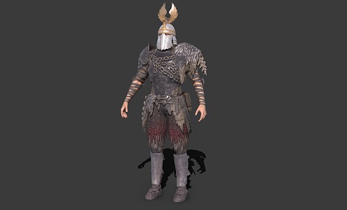 Paladin Medieval Warrior Soldier Warrior 3d model