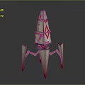rocket engine jet engine aircraft engine 3d model