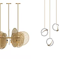 Modern chandelier 3d model
