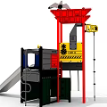 PE slide 3d model