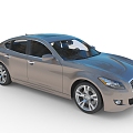 Car Infiniti Sedan 3d model