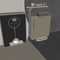 Konka Kitchen Appliances With Digital Display And Coffee Cup On Minotti Background