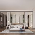 Modern Bedroom Interior Design With King Size Bed Area Rug And Floor Lamp