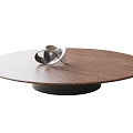 Modern round coffee table 3d model