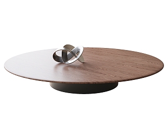 Modern round coffee table 3d model