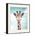 Modern Animal Painting Simple Brown Children's Room Animal Giraffe Decorative Painting 3d model