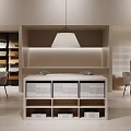 Stylish Display Cabinets In Modern Retail Showcase With Well Lit Storage Units And Elegant Design