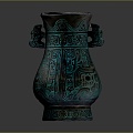 Chinese Bronze Ware Bronze Cultural Relics Shang Dynasty Cultural Relics Shang Dynasty Cultural Relics 3d model