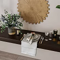 Tableware Vase Combination 3d model
