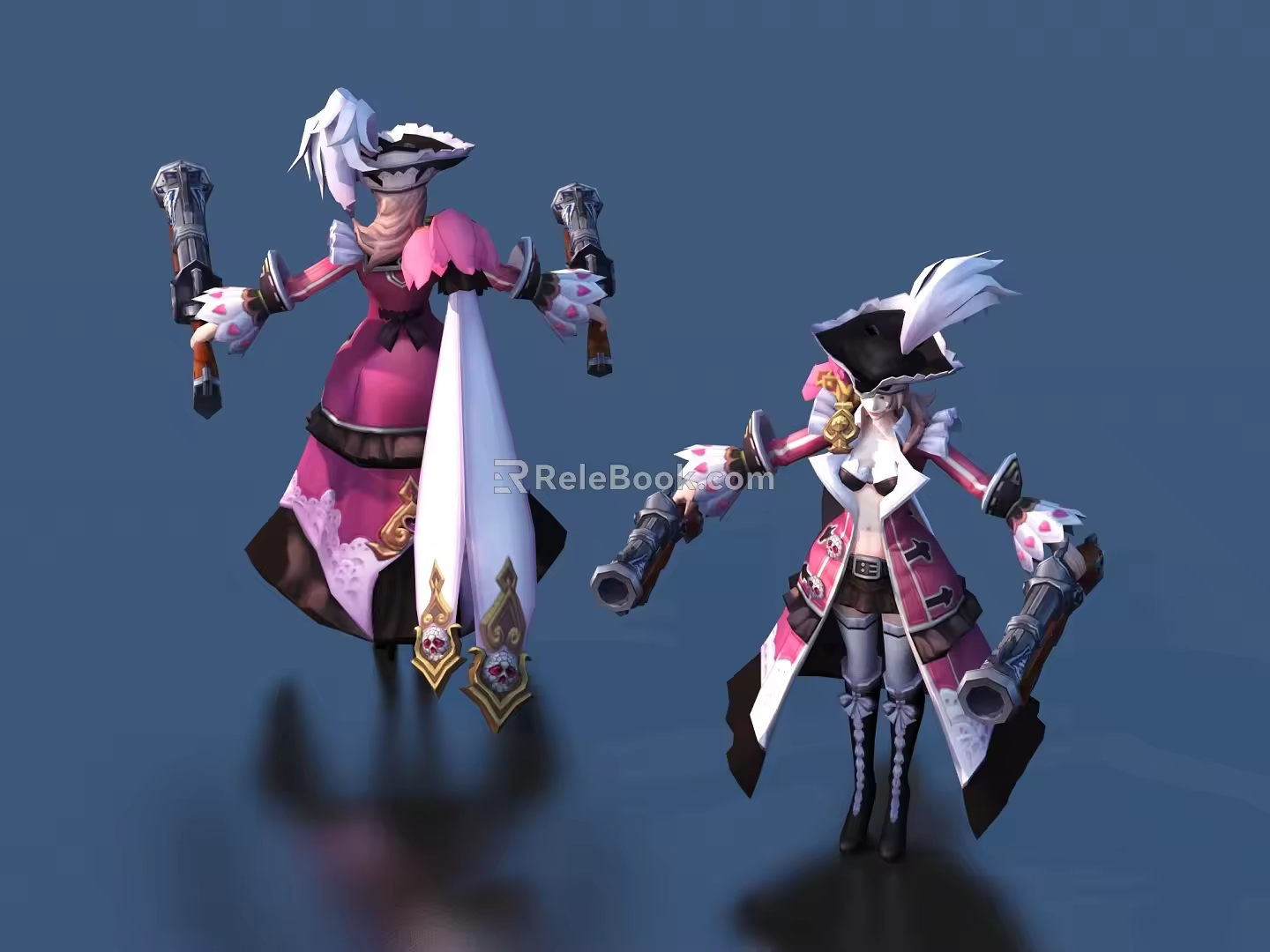 Game Characters Game Characters Toys Handmade Cartoon Animation 3d model