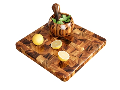 Cookware Chopping Board to Garlic Pot Lemon Fruit Mint model