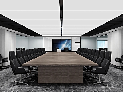 Modern Conference Room Large Conference Room model