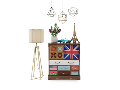 Decorative cabinet 3d model Decorative cabinet 3d model